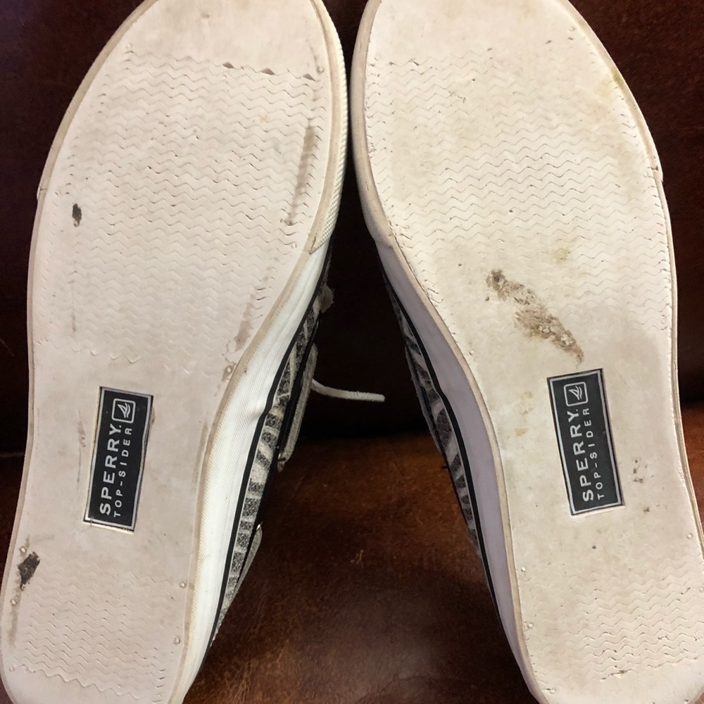 Woman’s Zebra Print Sperry’s - image 3